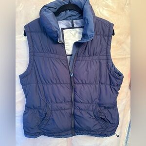 American Eagle Outfitters Blue and White Striped Jacket